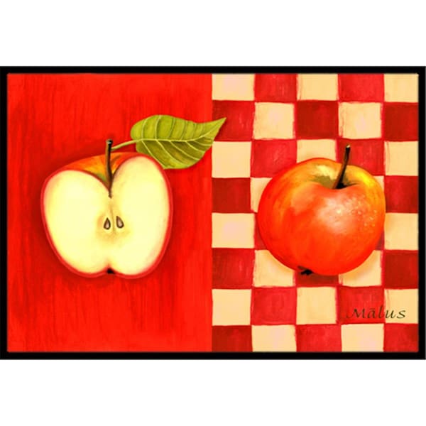Carolines Treasures Apple by Ute Nuhn Indoor or Outdoor Mat- 18 x 27 WHW0122MAT - main